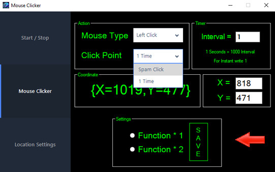 Mouse Clicker game for Linux 1