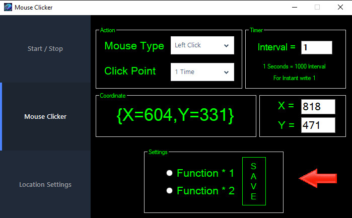 Mouse Clicker screenshot 1