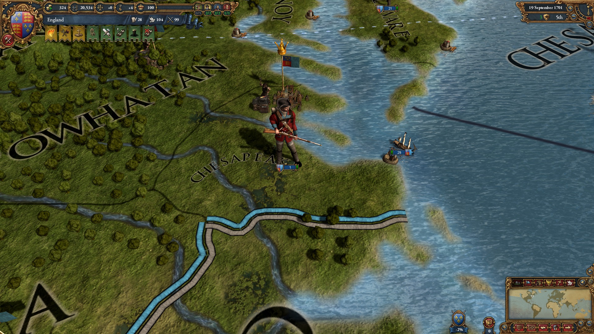 Europa Universalis IV: Colonial British and French Unit pack Featured Screenshot #1