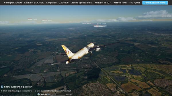 Скриншот из FlightTracker3D