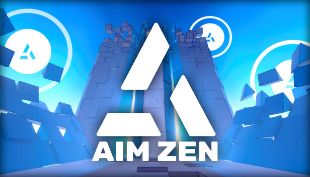 Imagen de la cápsula de "Aim Zen" que utilizó RoboStreamer para las transmisiones en Steam