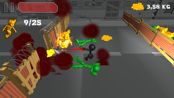 Скриншот из Stickman Killing Zombie