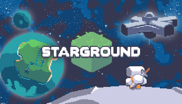 Imagen de la cápsula de "Starground" que utilizó RoboStreamer para las transmisiones en Steam