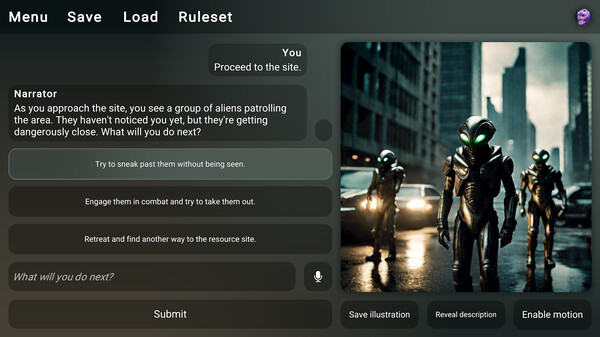 DREAMIO: AI-Powered Adventures game for Linux 1