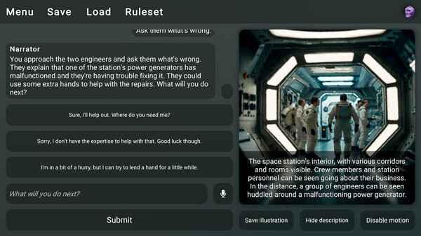 DREAMIO: AI-Powered Adventures game for windows Pc 1