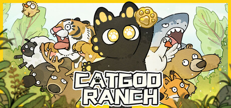 Steam header art for Cat God Ranch