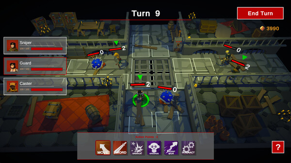 Скриншот из Grid Dungeons
