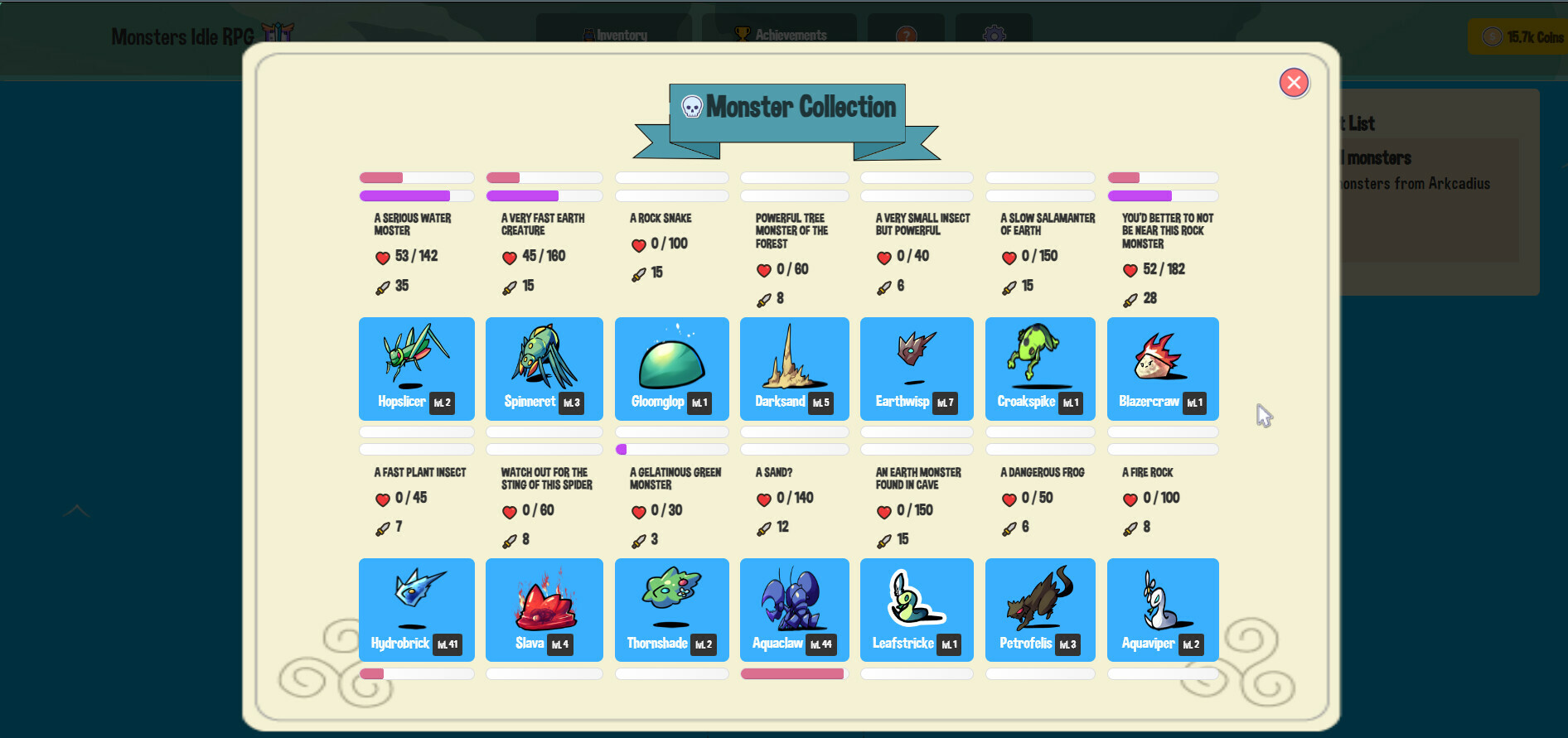 Idle Monsters RPG Demo #5