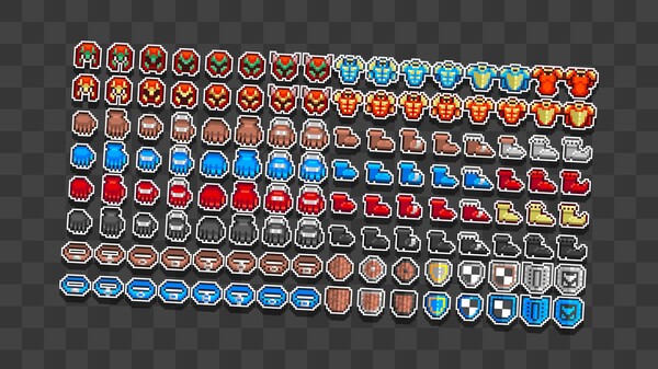 RPG Maker MZ - Rogue Adventure 1000+ Icons Pack