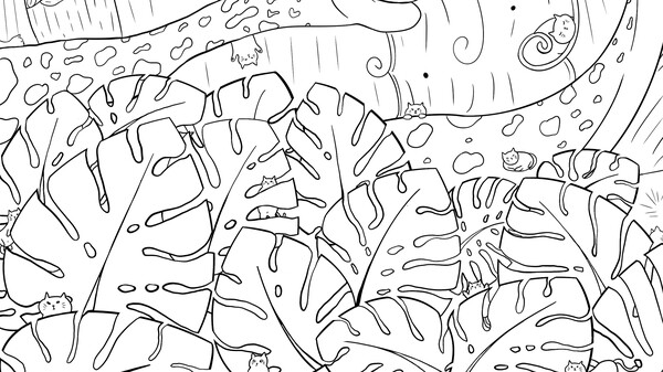 Screenshot of 100 Dino Cats