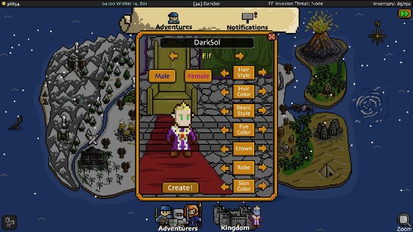 Adventurer Manager screenshot