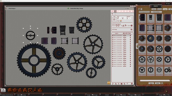 Fantasy Grounds - FG Steampunk Structures Map Pack