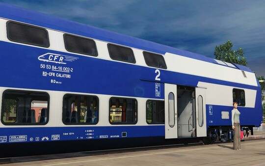 Trainz 2019 DLC - CFR Modernised Doubledecker Pack No. 1
