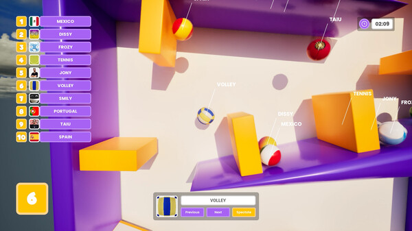 BUMPER BALLS game for Linux 1