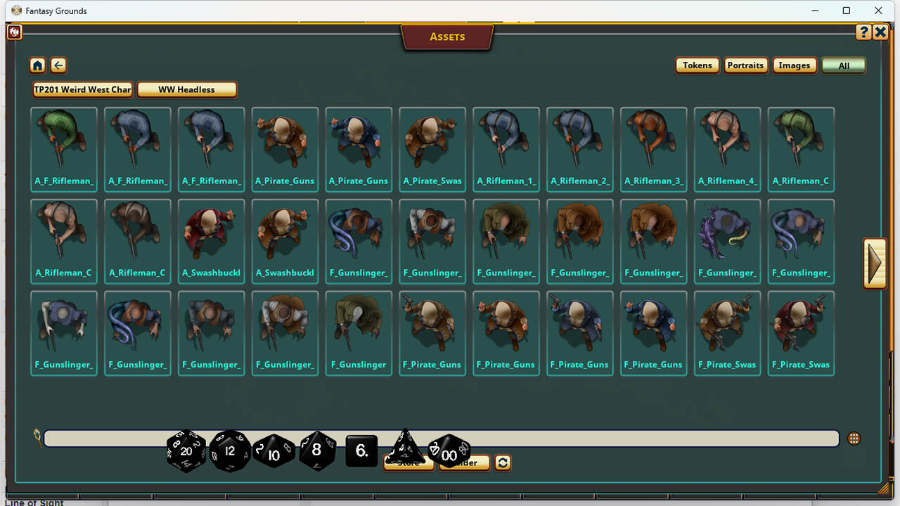 Fantasy Grounds - Devin Night Pack 201: Weird West Characters #2