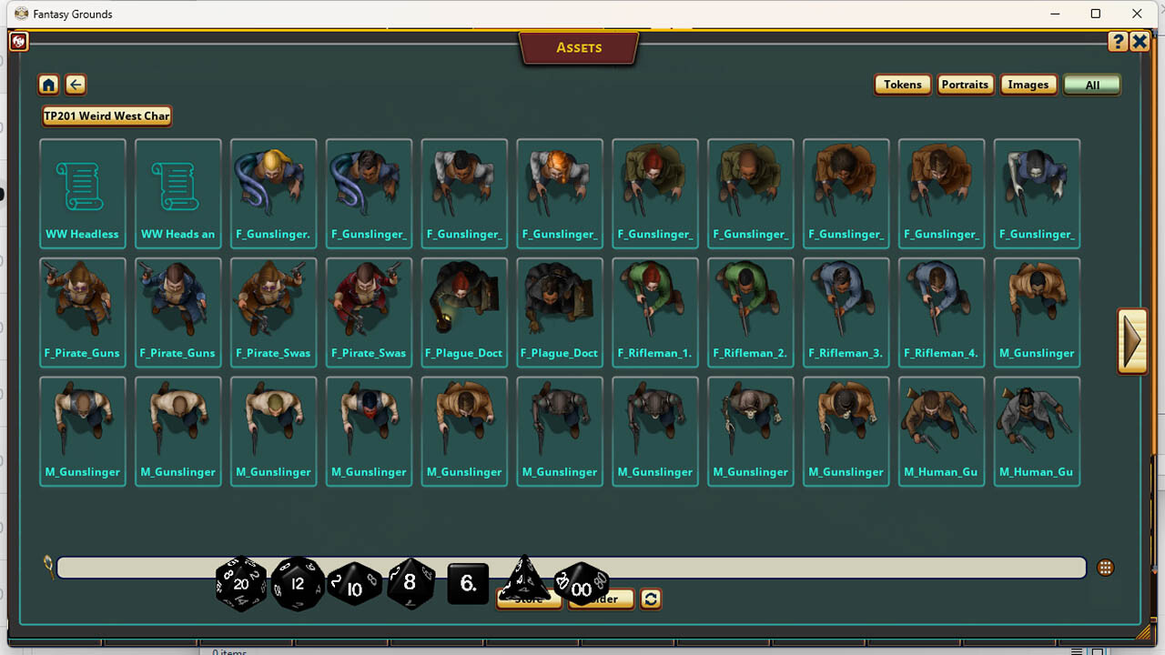 Fantasy Grounds - Devin Night Pack 201: Weird West Characters #0