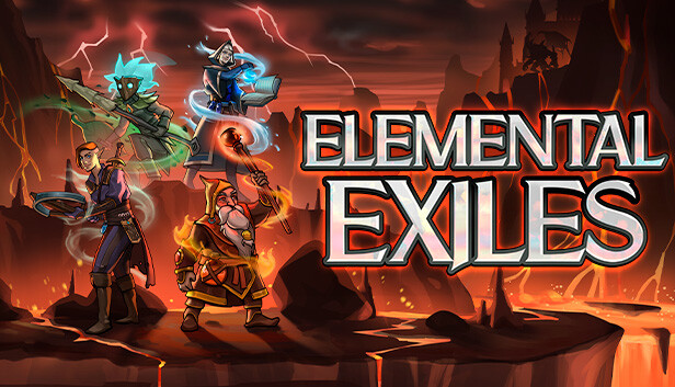 Imagen de la cápsula de "Elemental Exiles" que utilizó RoboStreamer para las transmisiones en Steam
