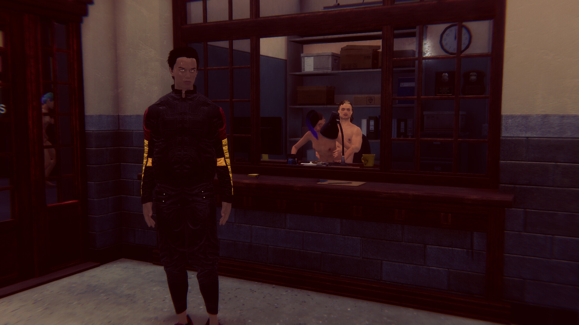 Cyberpunk men for Fuck in police screenshot thumbnail screenshot 19