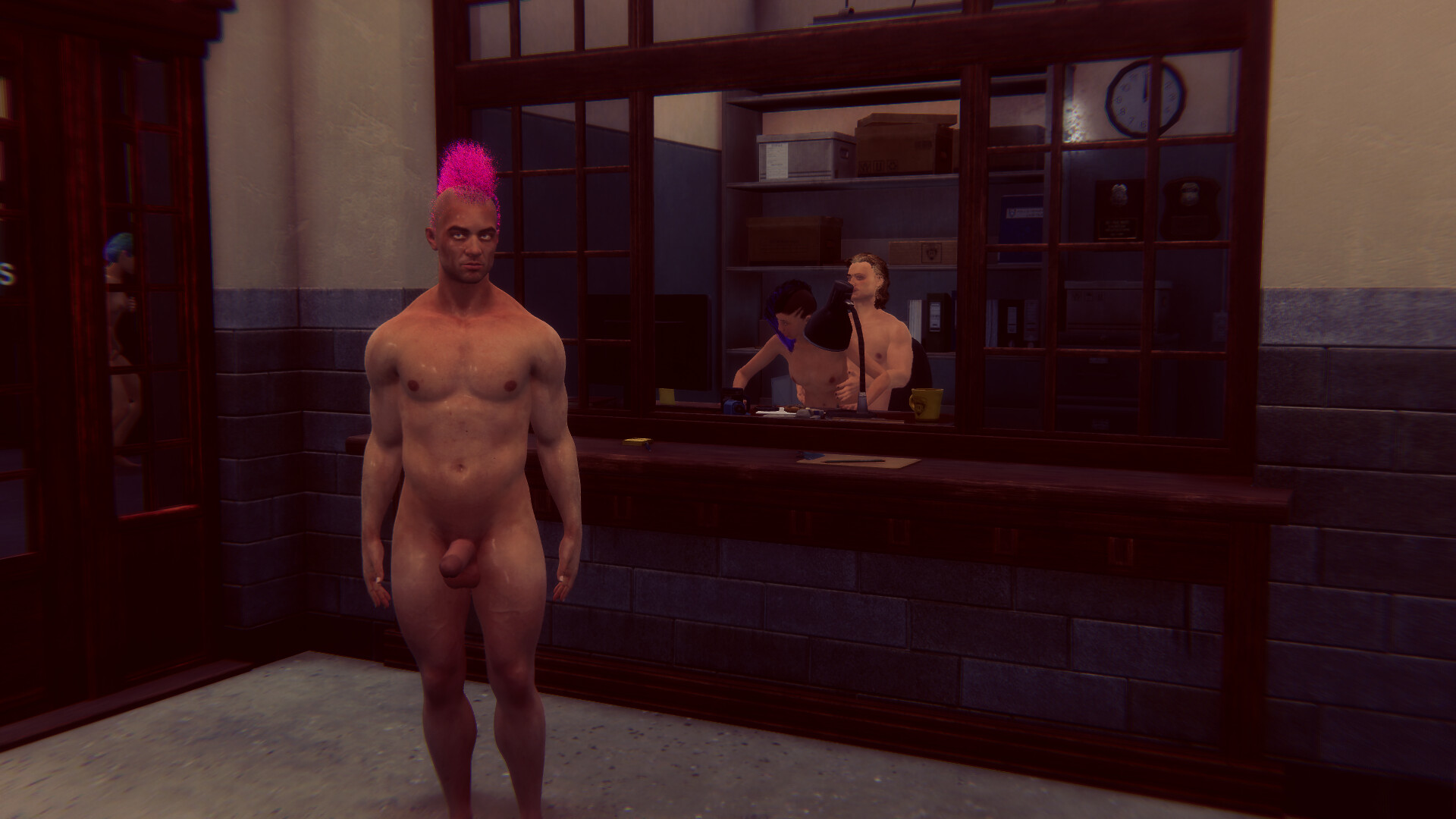 Cyberpunk men for Fuck in police screenshot thumbnail screenshot 14