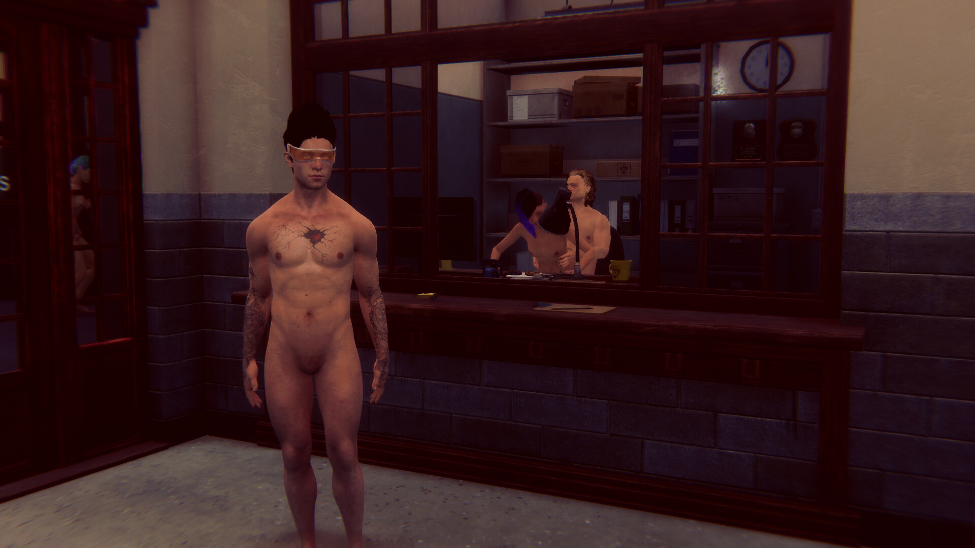 Cyberpunk men for Fuck in police screenshot thumbnail screenshot 15