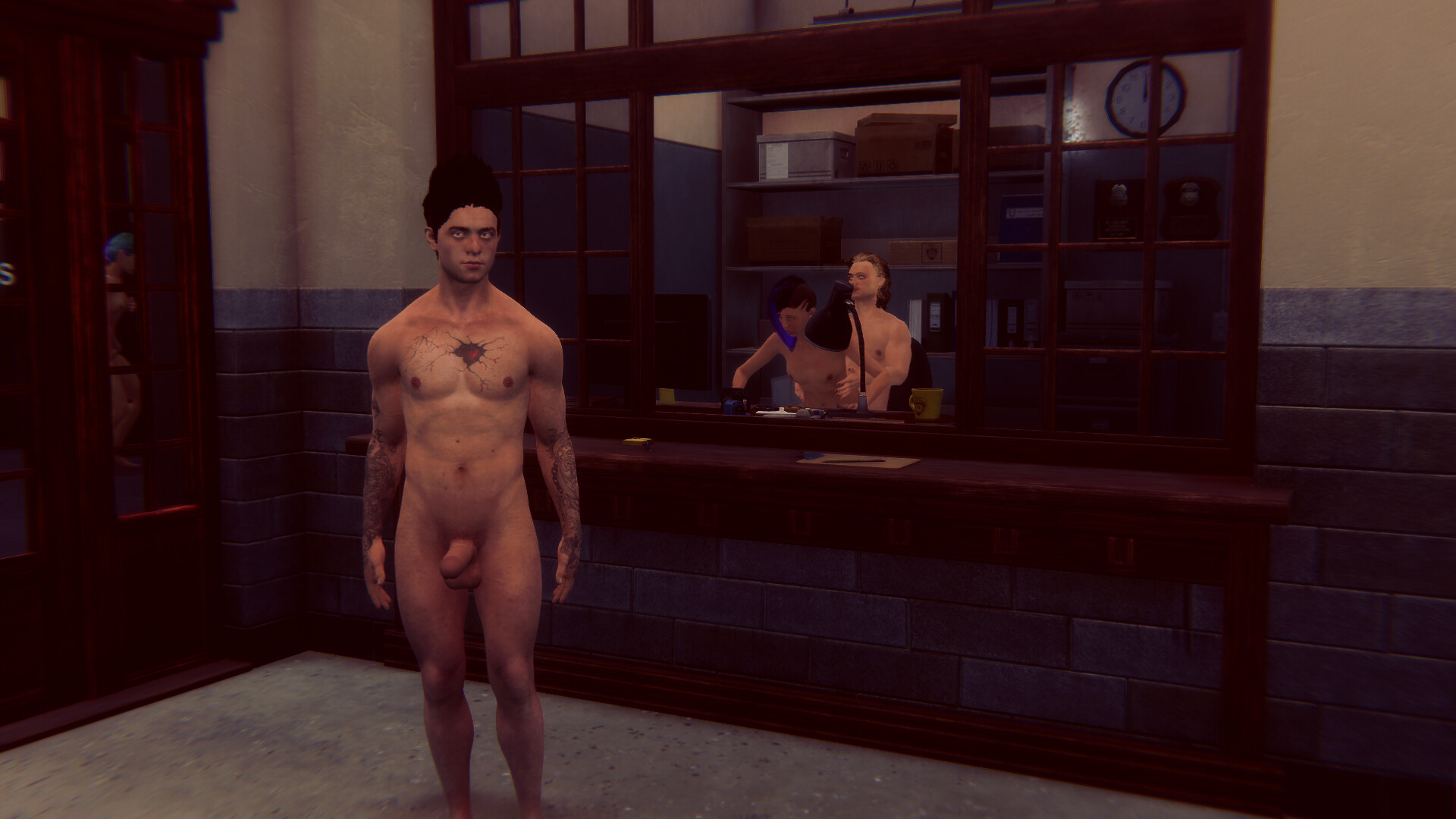 Cyberpunk men for Fuck in police screenshot thumbnail screenshot 7