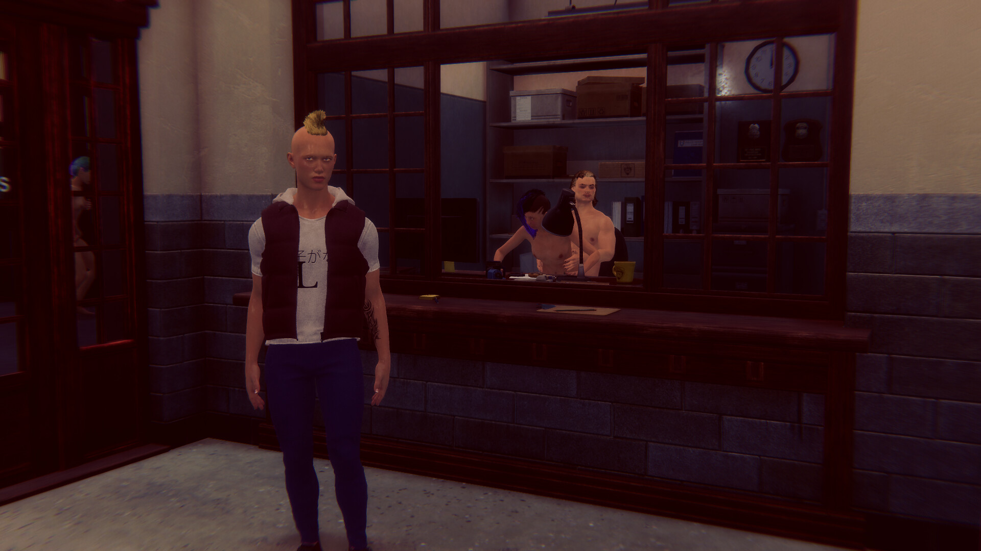 Cyberpunk men for Fuck in police screenshot thumbnail screenshot 8