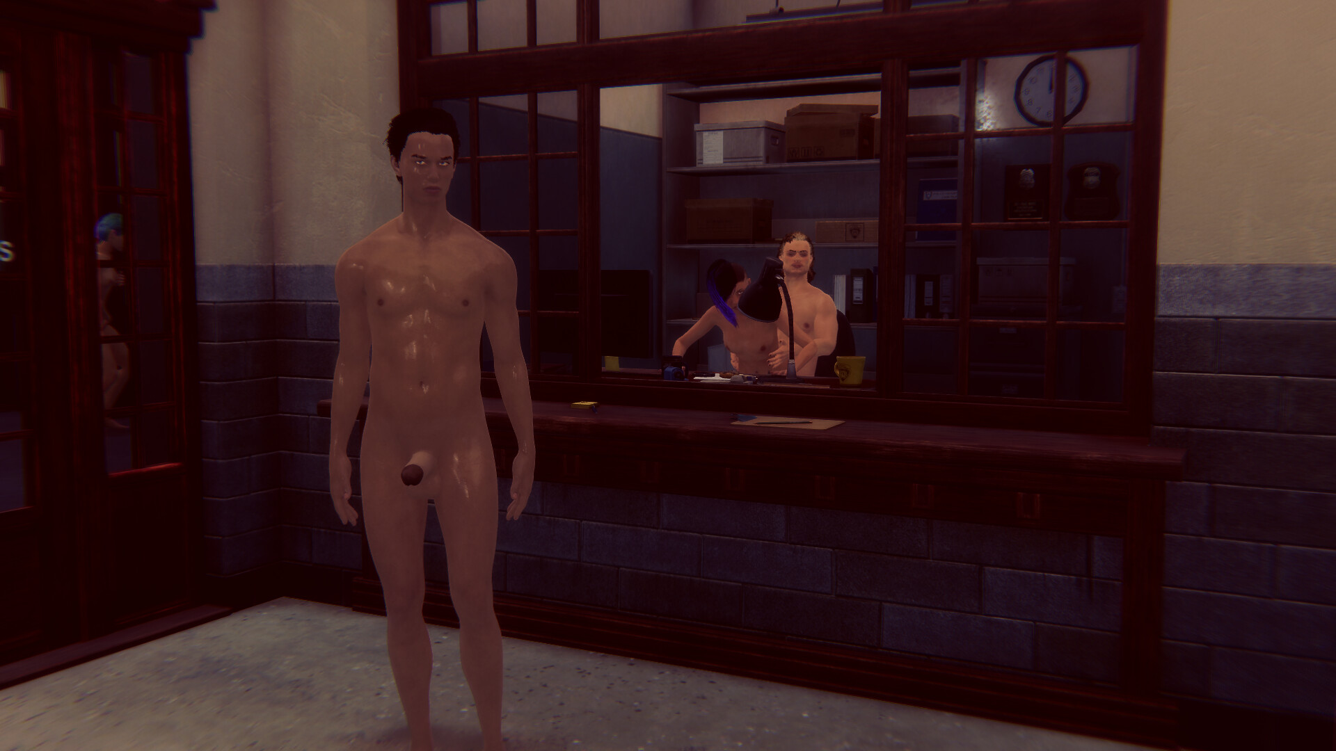 Cyberpunk men for Fuck in police screenshot thumbnail screenshot 3