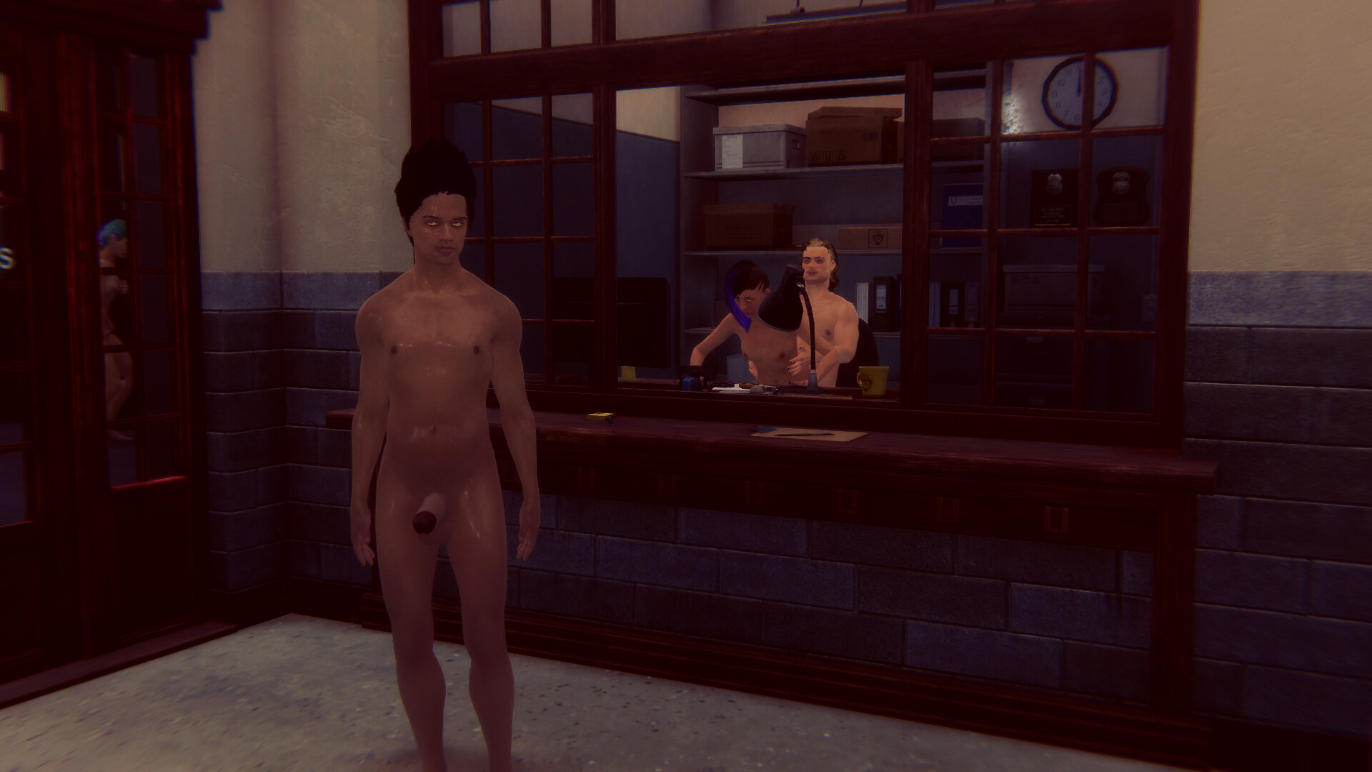 Cyberpunk men for Fuck in police screenshot thumbnail screenshot 11