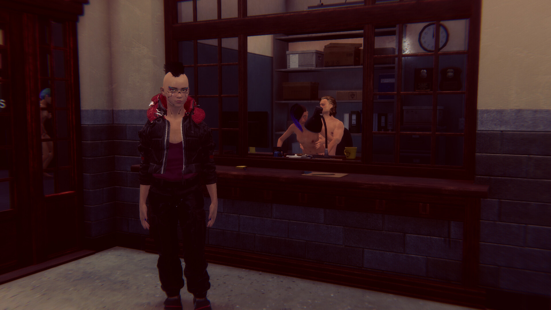 Cyberpunk men for Fuck in police screenshot thumbnail screenshot 5