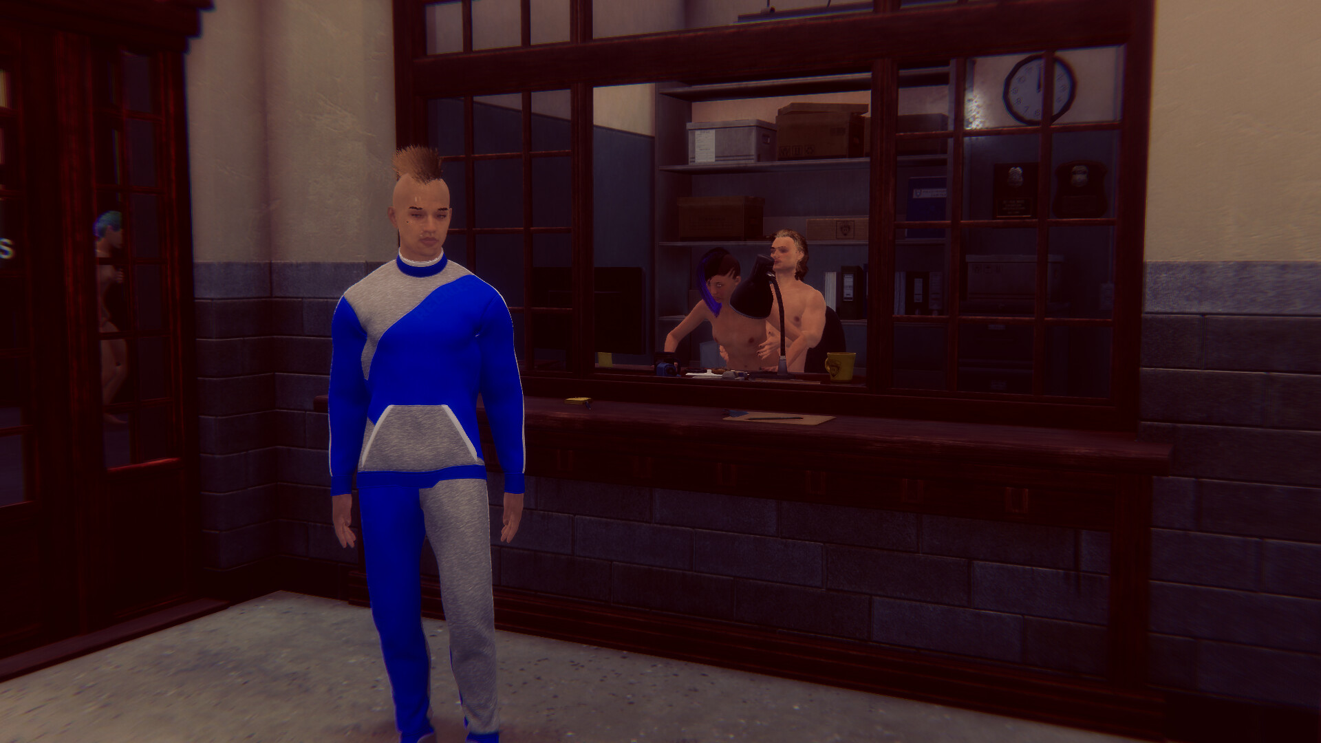 Cyberpunk men for Fuck in police screenshot thumbnail screenshot 6