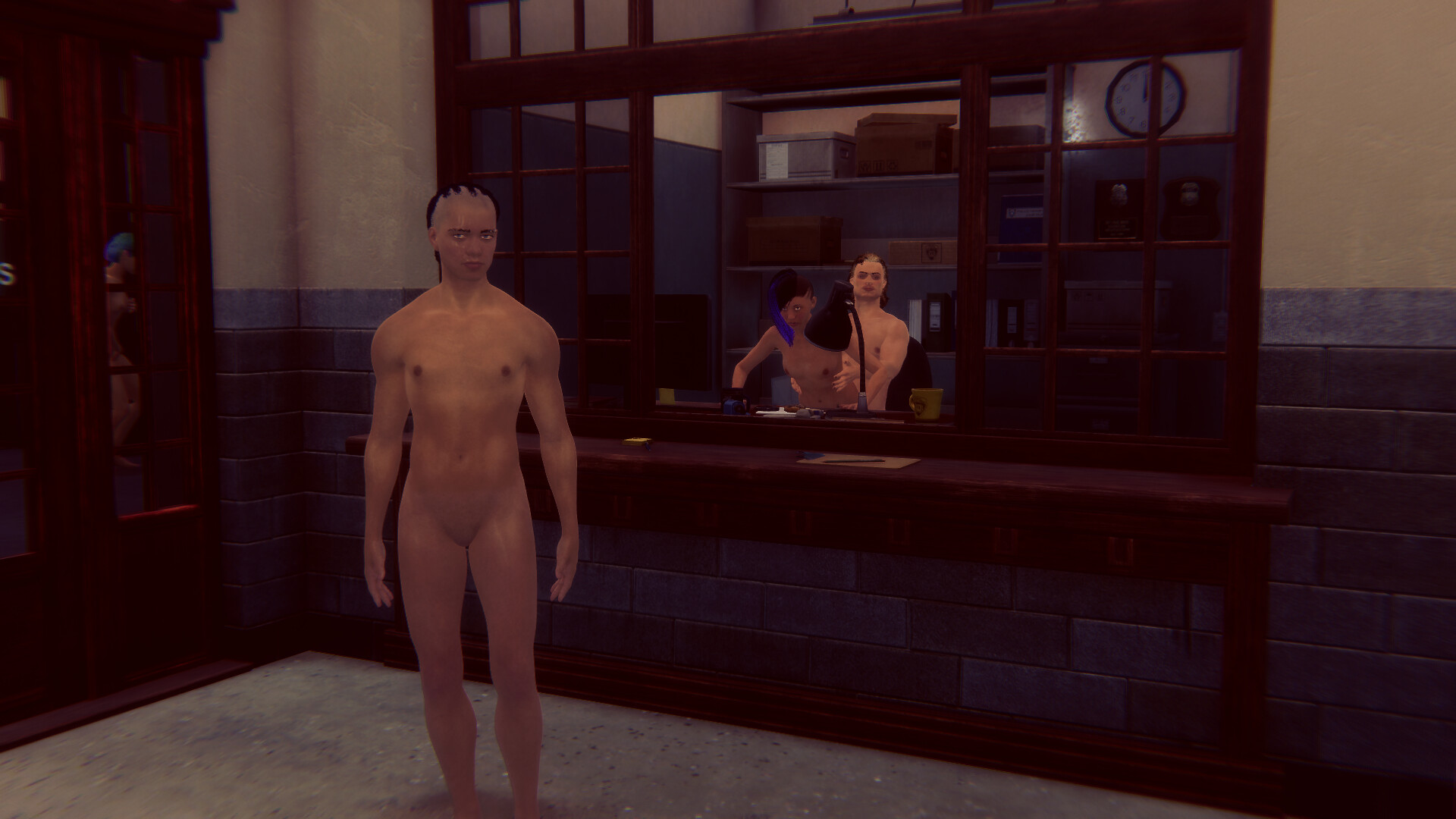 Cyberpunk men for Fuck in police screenshot thumbnail screenshot 12