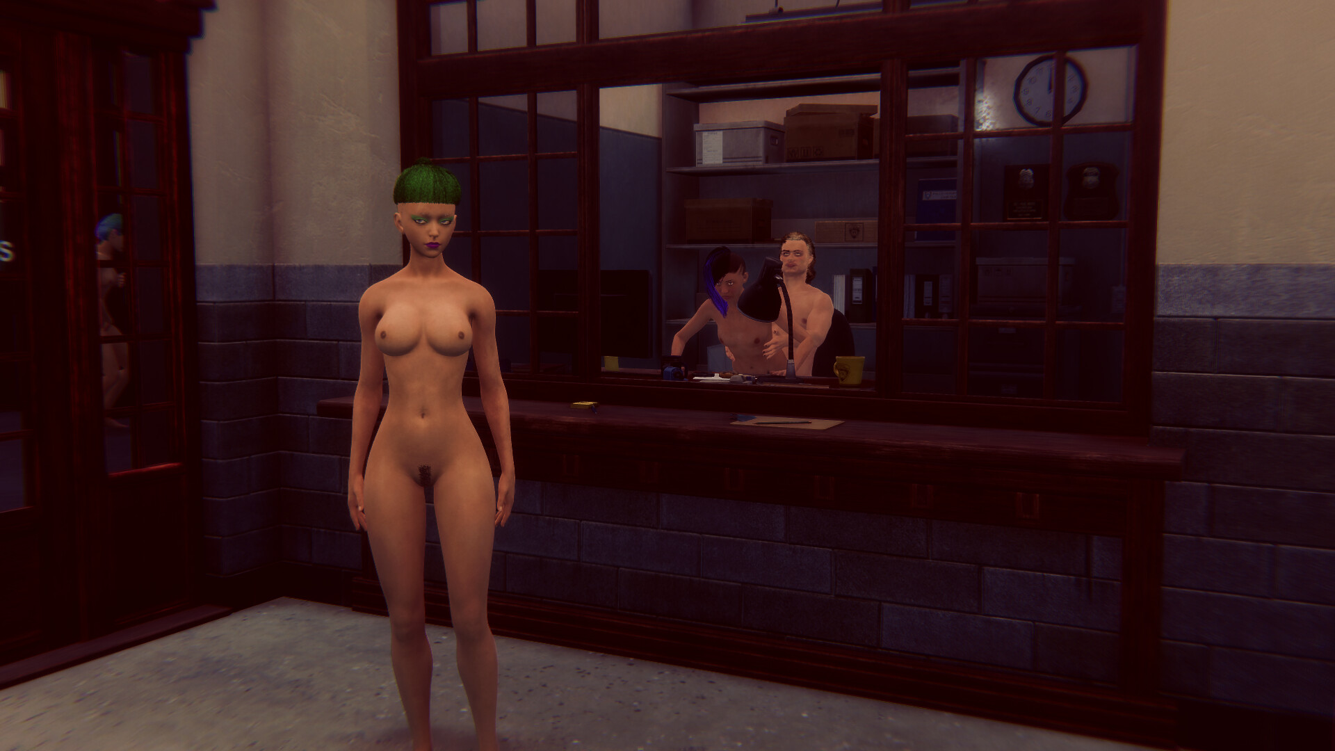 Cyberpunk women for Fuck in police screenshot thumbnail screenshot 2