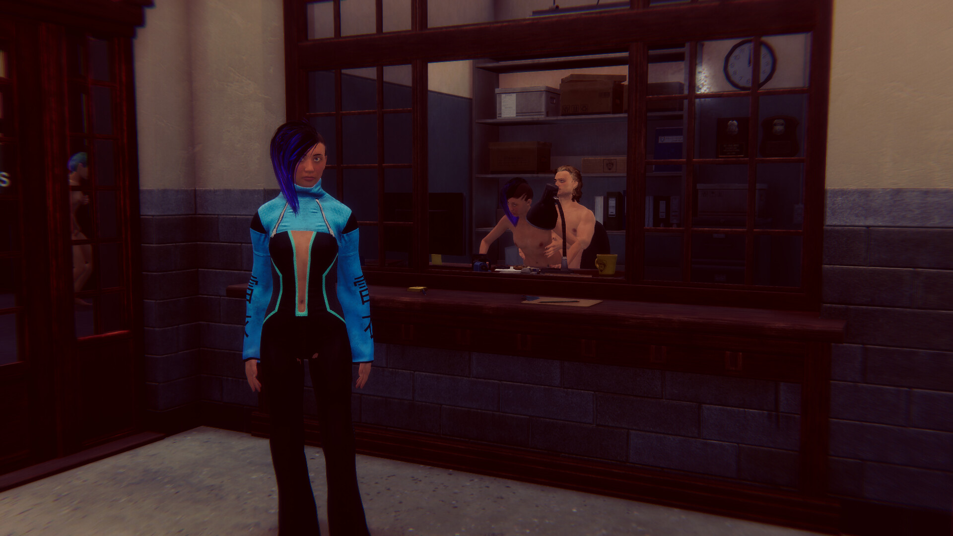 Cyberpunk women for Fuck in police screenshot thumbnail screenshot 10