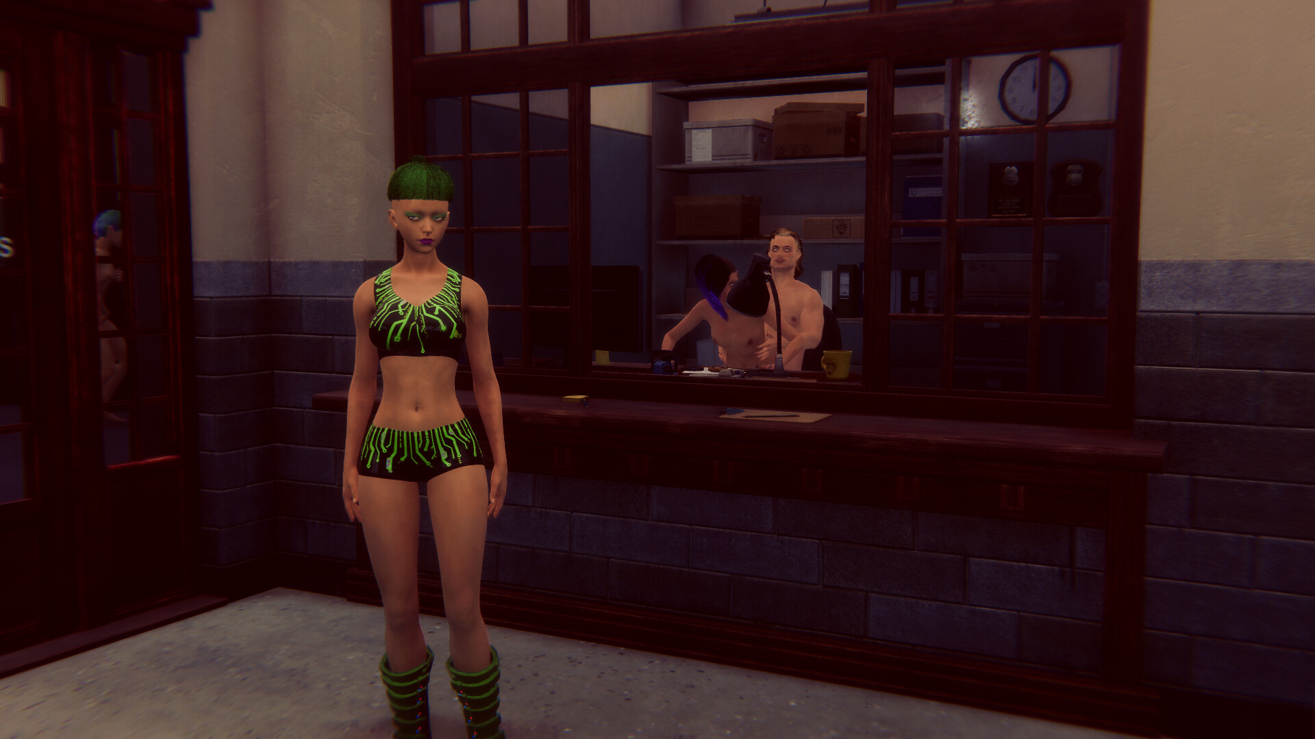 Cyberpunk women for Fuck in police screenshot thumbnail screenshot 14