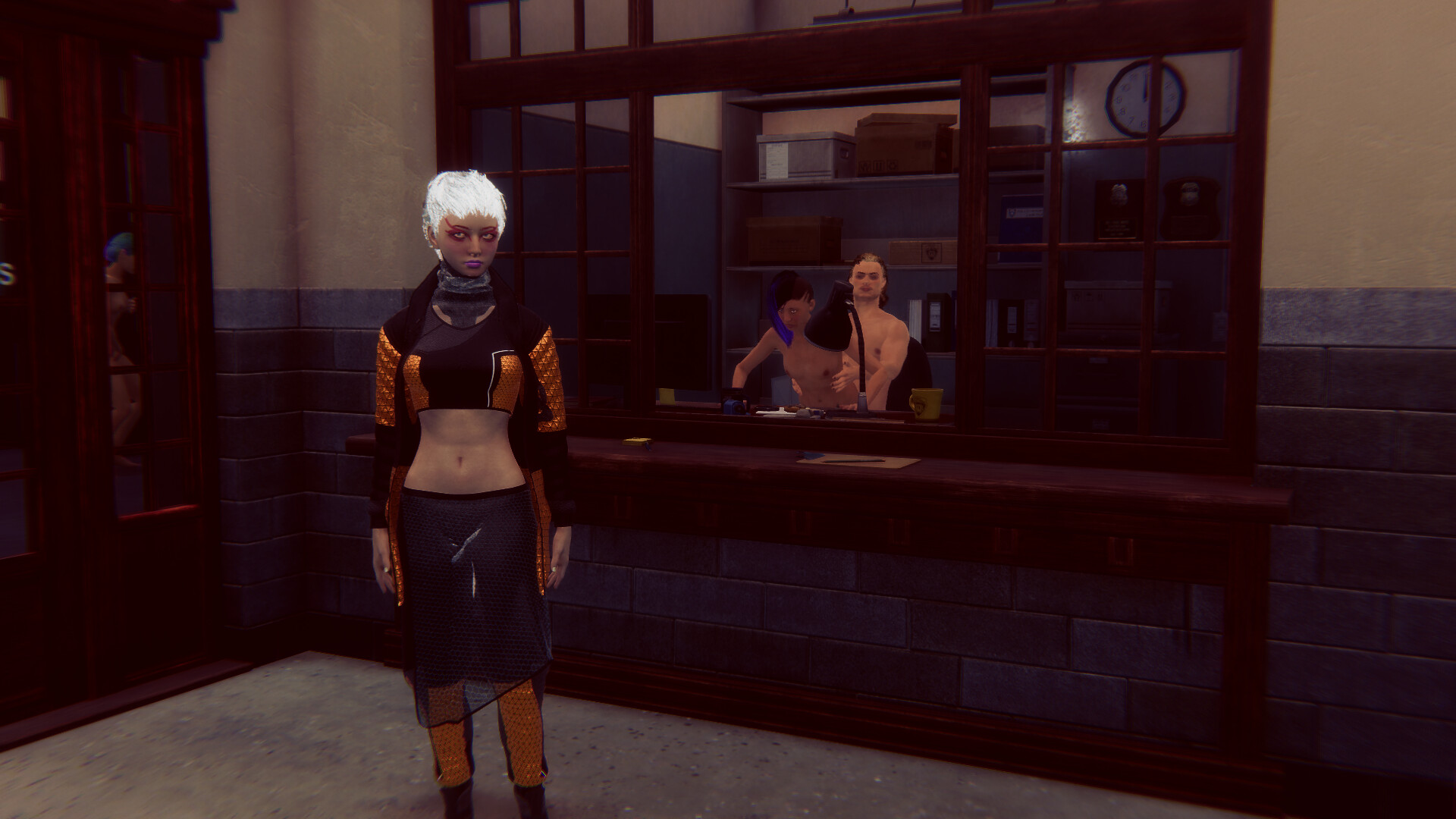 Cyberpunk women for Fuck in police screenshot thumbnail screenshot 17