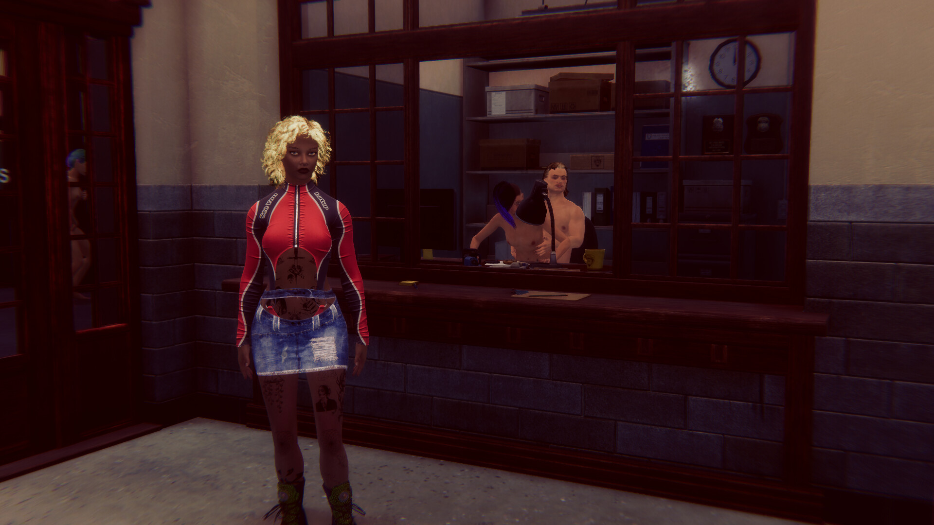 Cyberpunk women for Fuck in police screenshot thumbnail screenshot 15