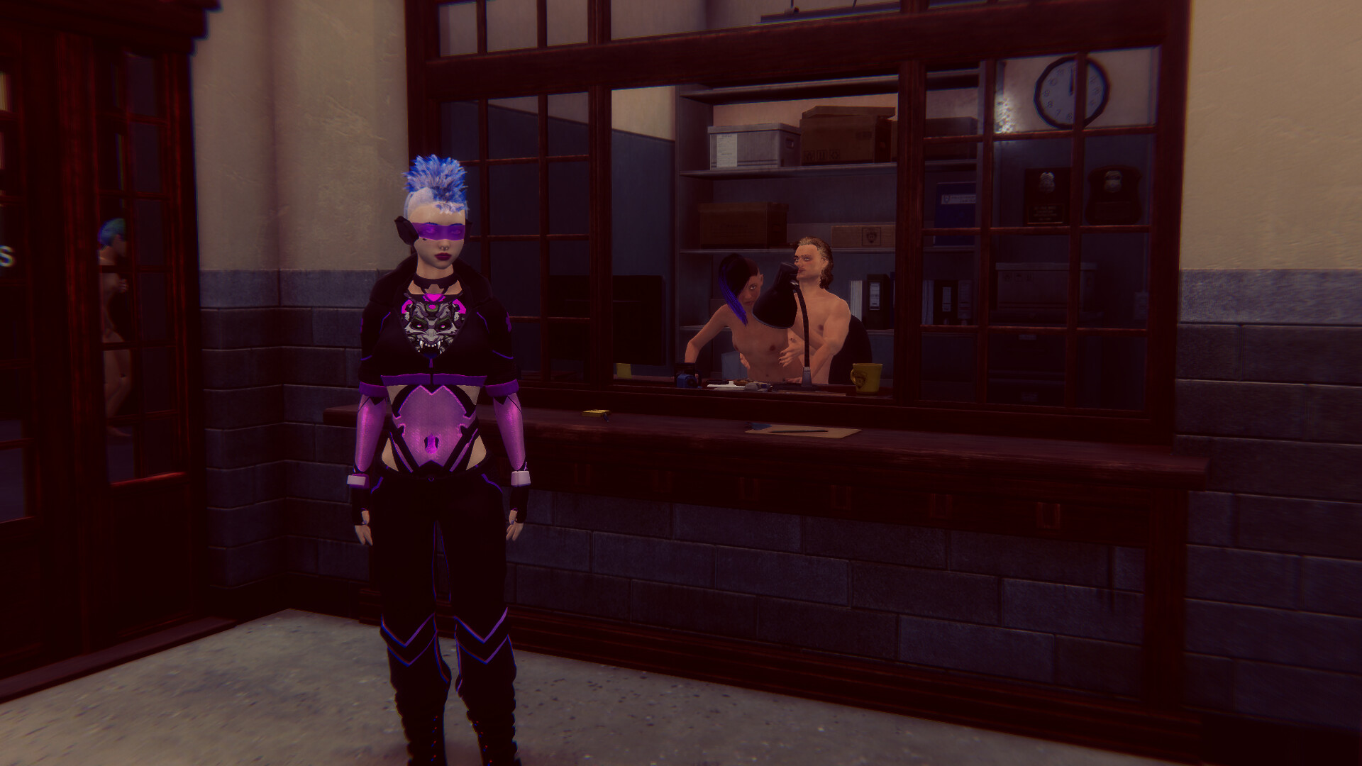 Cyberpunk women for Fuck in police screenshot thumbnail screenshot 11