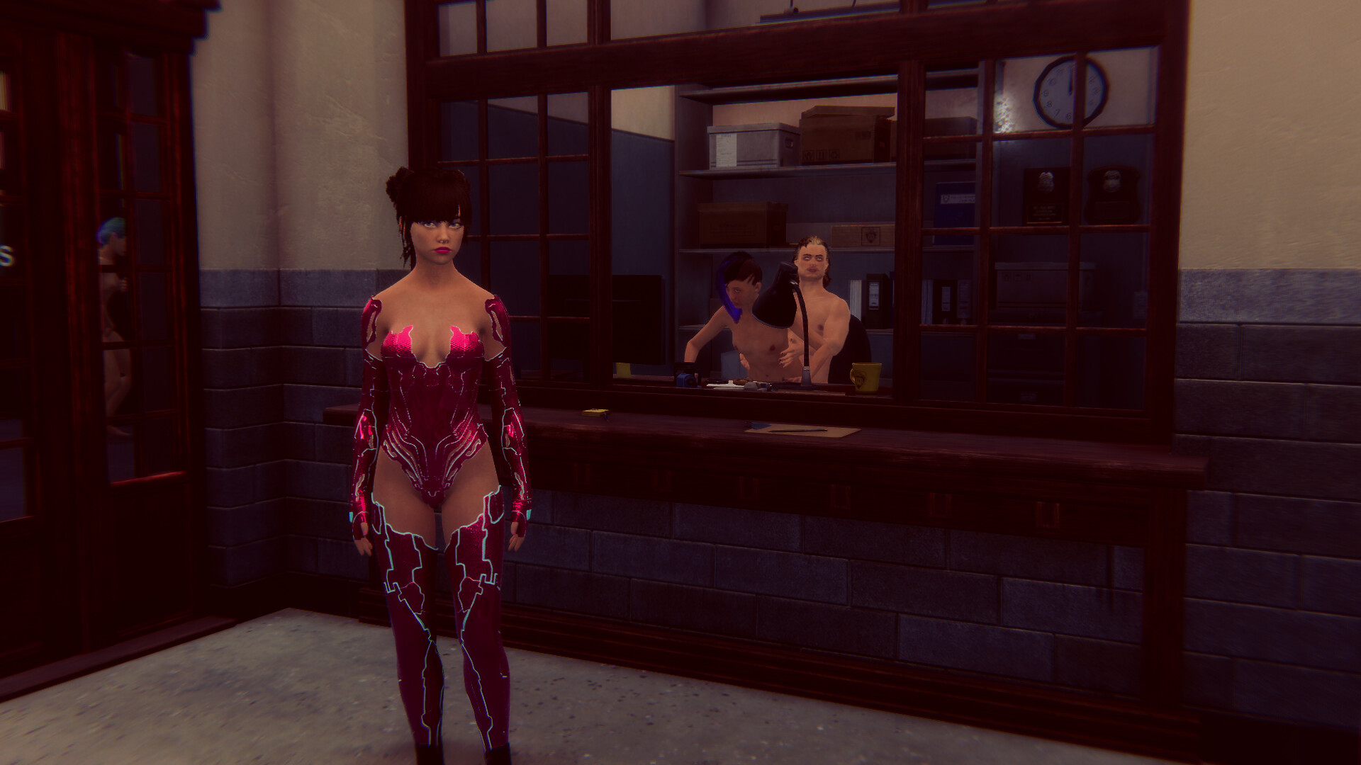 Cyberpunk women for Fuck in police screenshot thumbnail screenshot 18