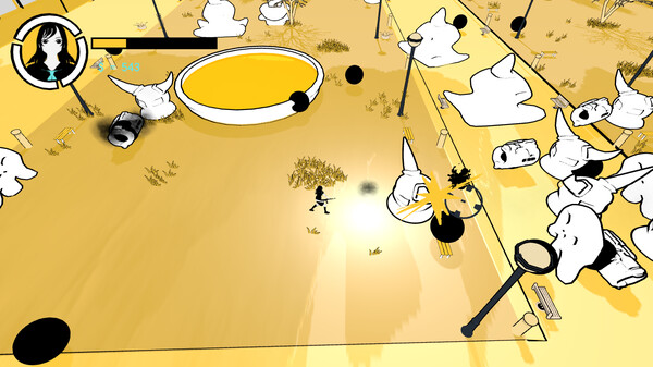 Скриншот из The Yellow moon's School: The Ghosts Day