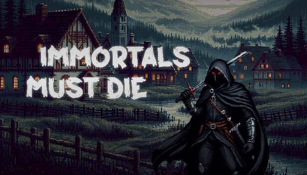 Imagen de la cápsula de "Immortals Must Die" que utilizó RoboStreamer para las transmisiones en Steam