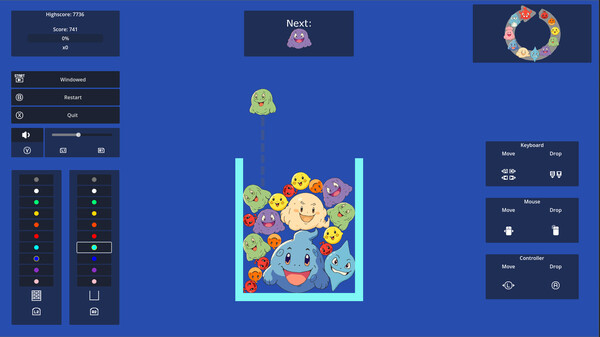 Slime Drop game for Linux 1