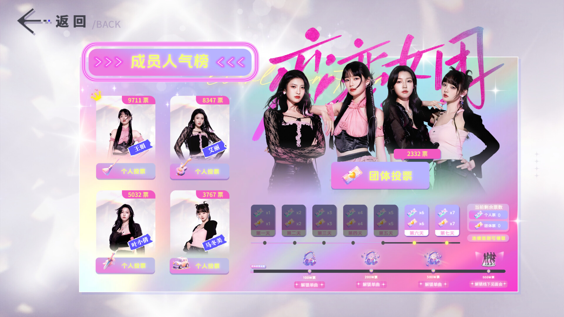 To Be In Love With Girls Group screenshot 1
