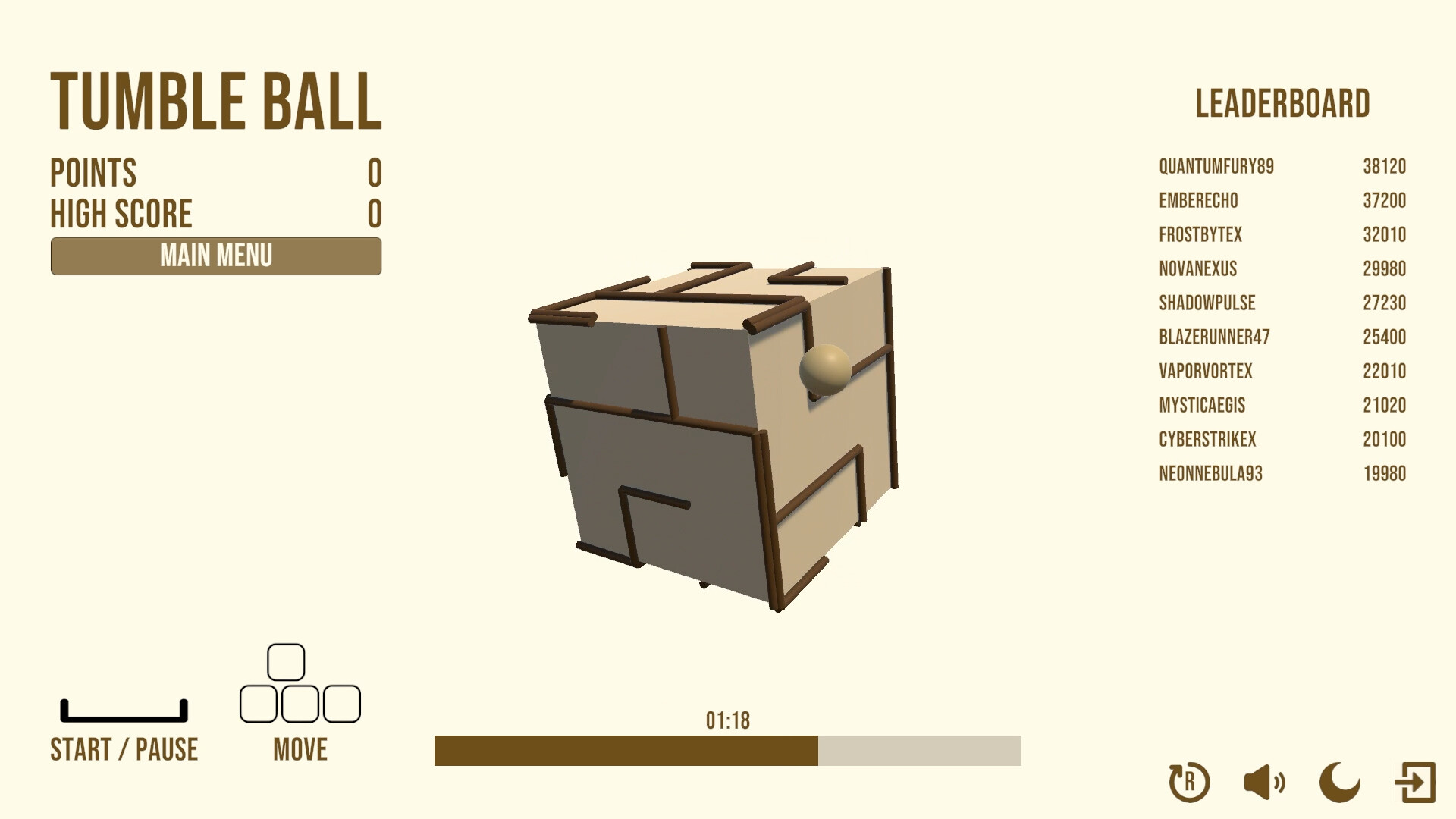 Tumble Ball screenshot 1