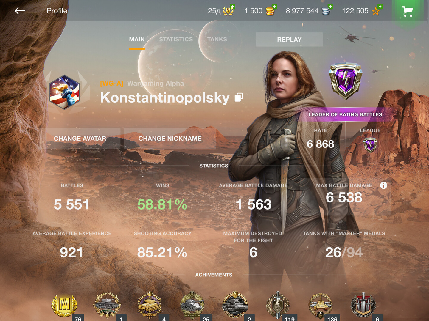 World of Tanks Blitz - Bene Gesserit Pack Featured Screenshot #1