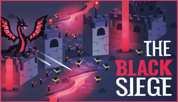 Imagen de la cápsula de "The Black Siege" que utilizó RoboStreamer para las transmisiones en Steam