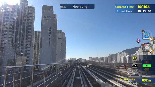 Korean Rail Driving Tour-LRT Uijeongbufor windows and Linux 1
