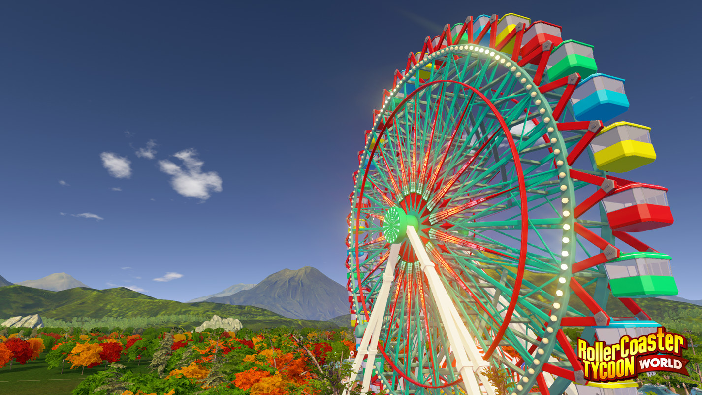 A blurry screenshot of RollerCoaster Tycoon World from the trailer : r/rct