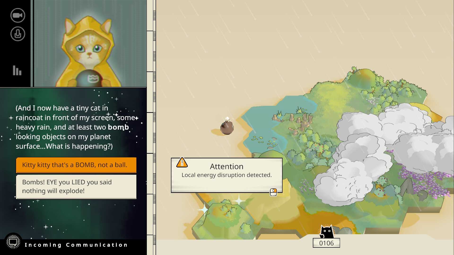 Nekokami: Internship - A Planet Building Adventure screenshot 1