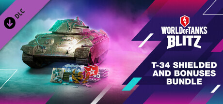 Купить дешево World of Tanks Blitz. T-34 Shielded & Bonuses Pack Купить ключ дешево World of Tanks Blitz. T-34 Shielded & Bonuses Pack