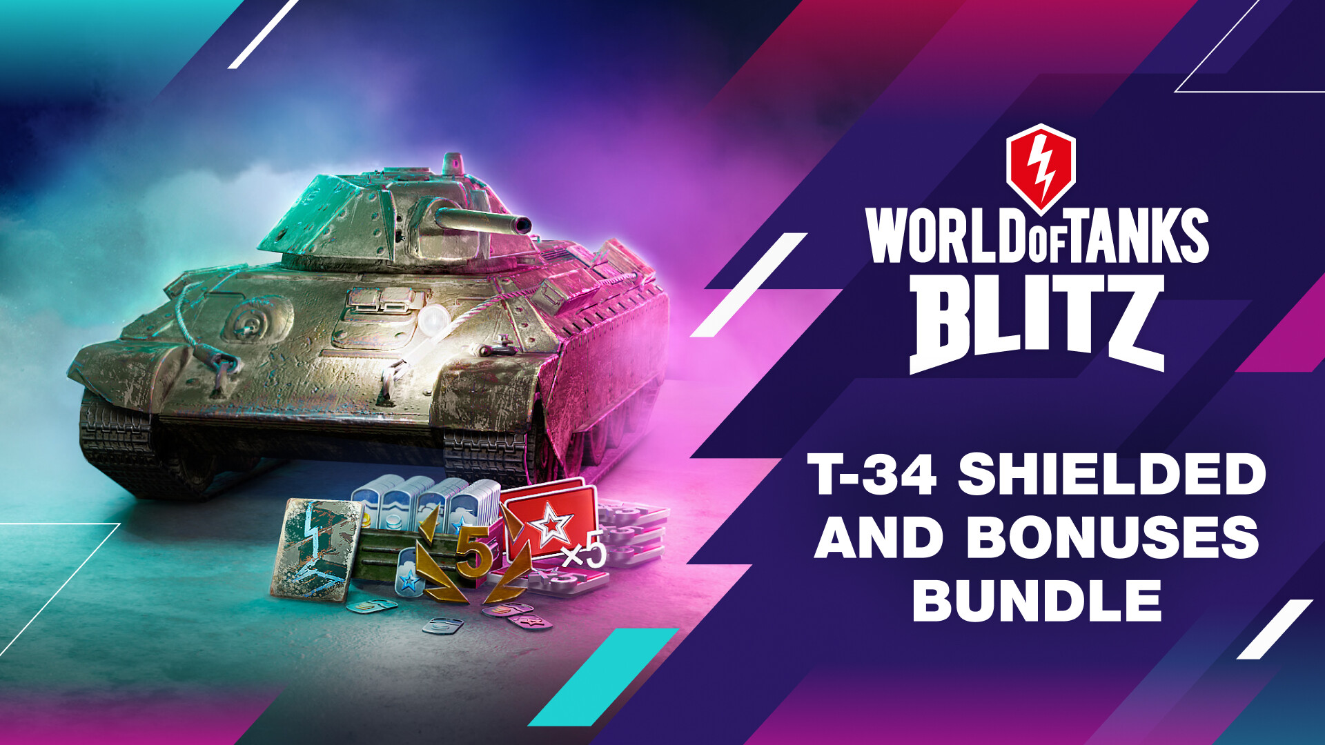 World of Tanks Blitz - T-34 Shielded & Bonuses Pack Featured Screenshot #1